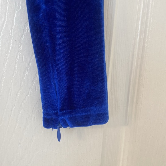 Brand new never worn velvet high neck long sleeve dress - Blue - Size Small - Picture 3 of 4